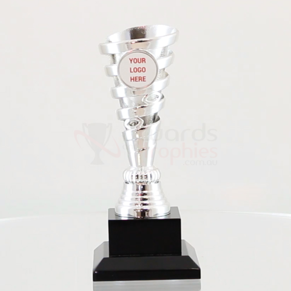 Spiral Cup Silver 175mm