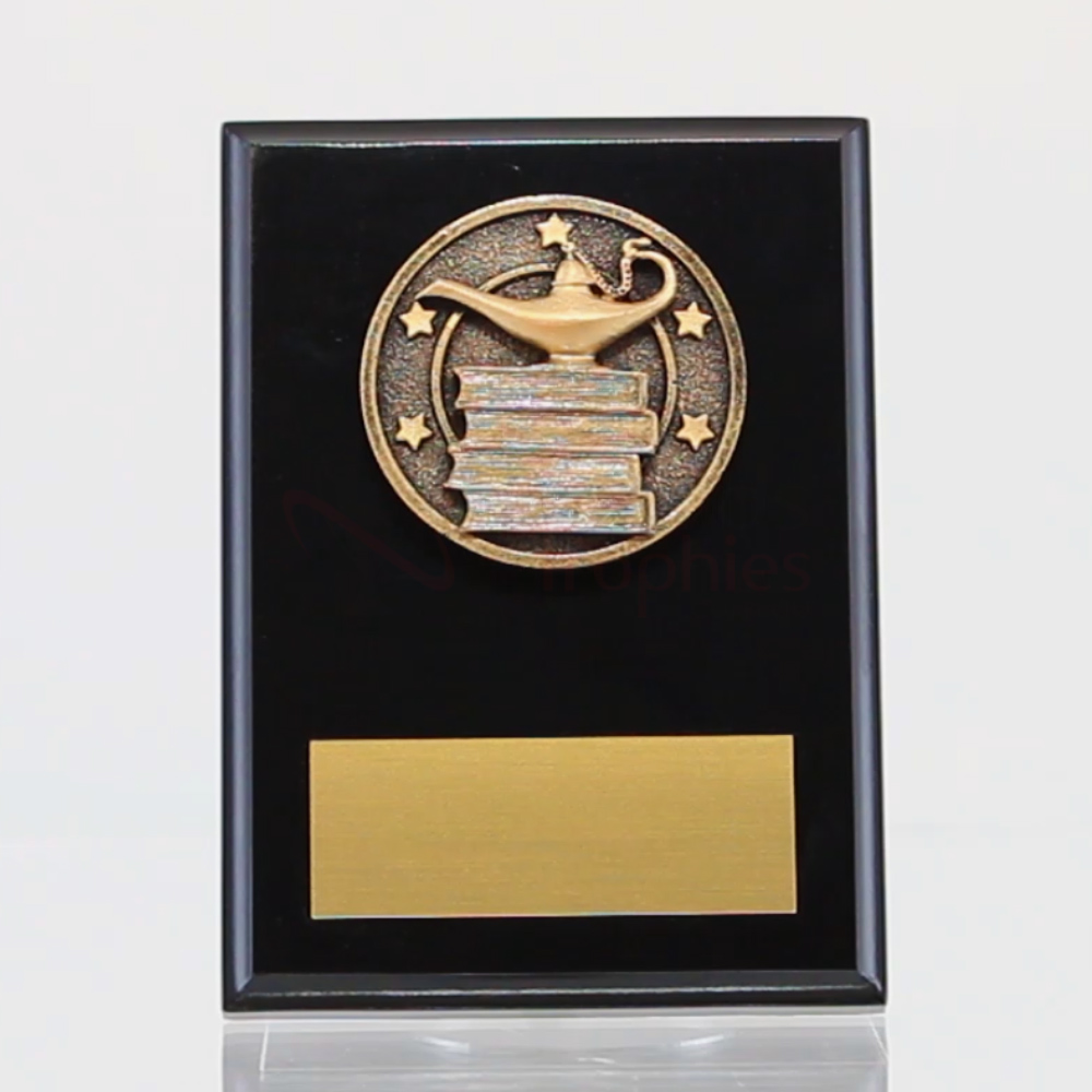 Spartan Academic Black Plaque 150mm