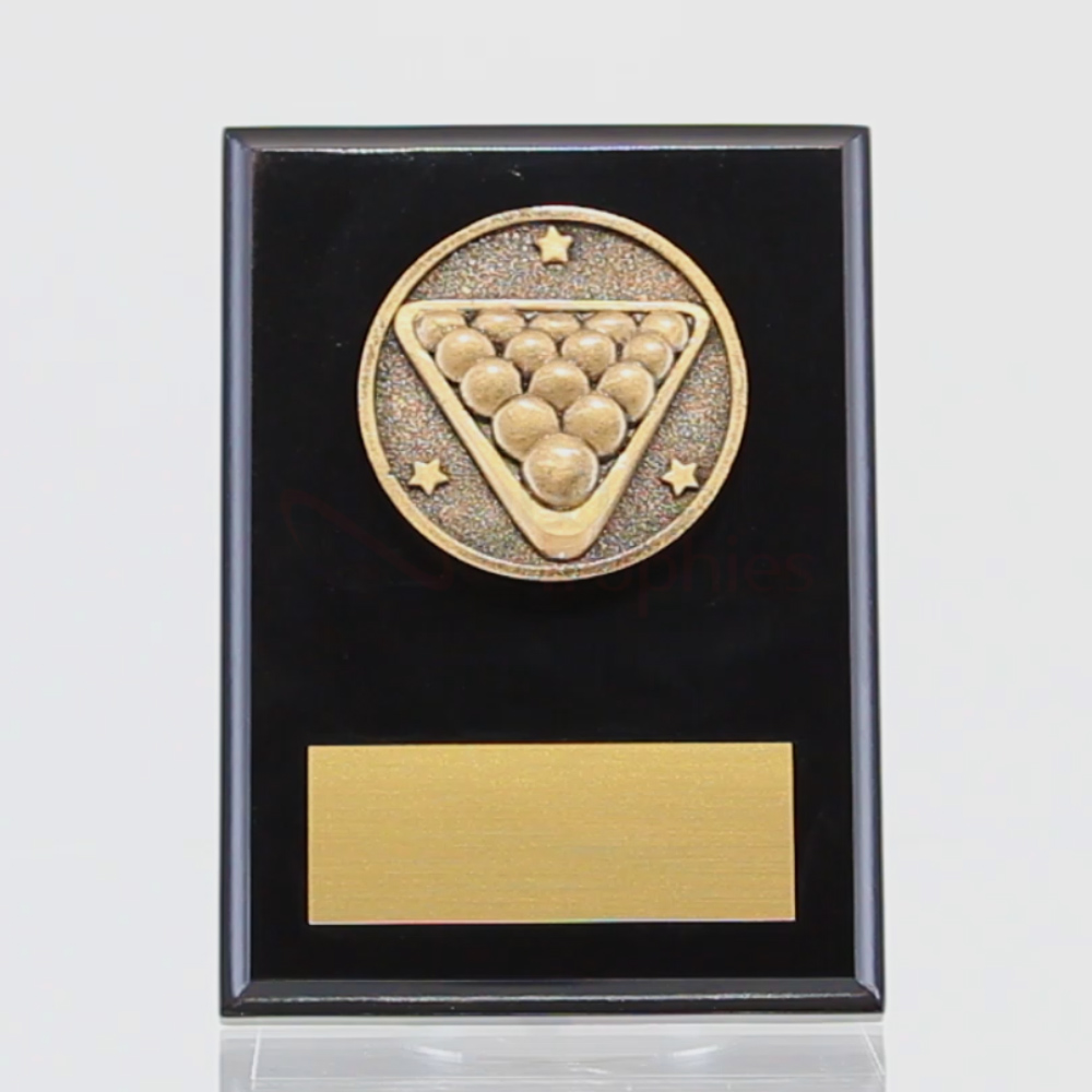 Spartan Billiards/Snooker Black Plaque 150mm