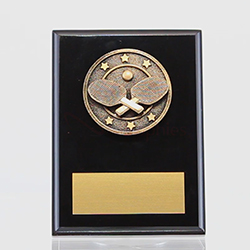 Spartan Table Tennis Black Plaque 150mm