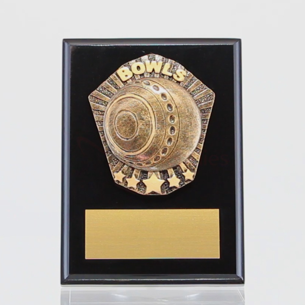 Cosmos Bowls Black Plaque 150mm