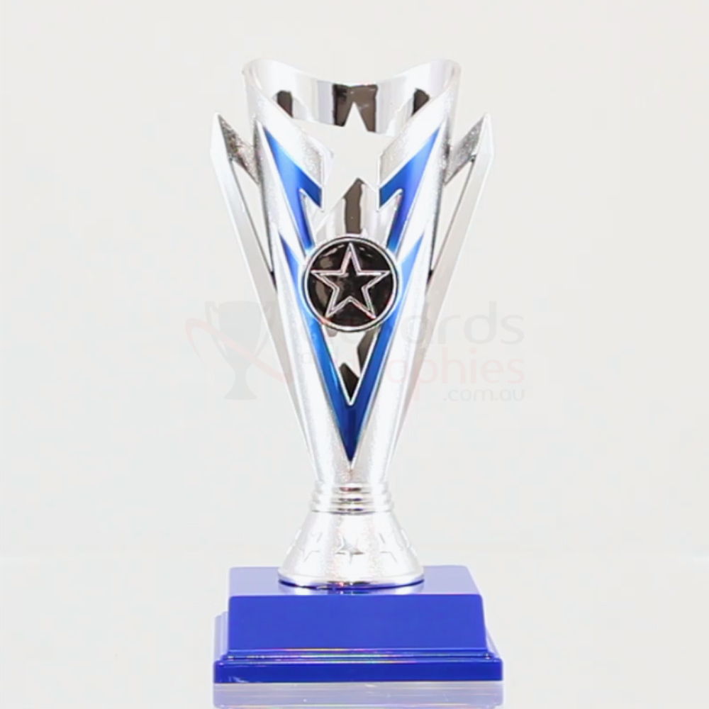 Star Flash Cup Silver/Blue 180mm