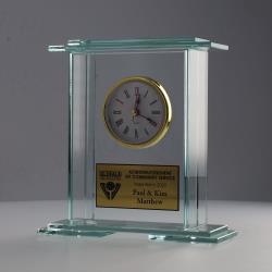 Glass Column Clock 140mm