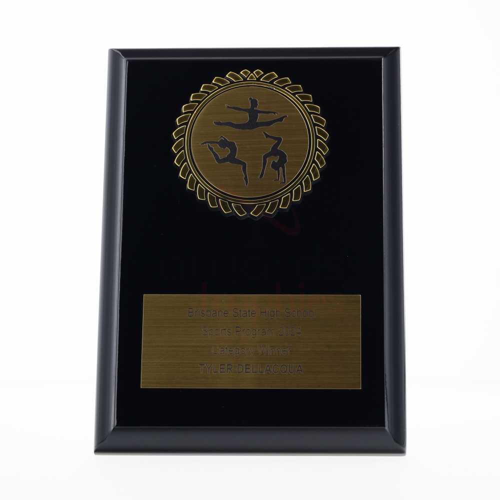 Female Gymnastics Plaque 150mm