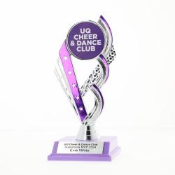 Braid Purple/Silver 185mm