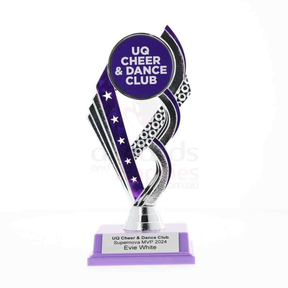 Braid Purple/Silver 185mm