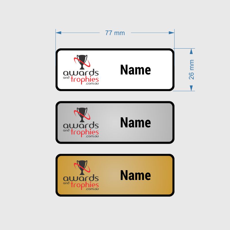 Basic Printed Badge - Large