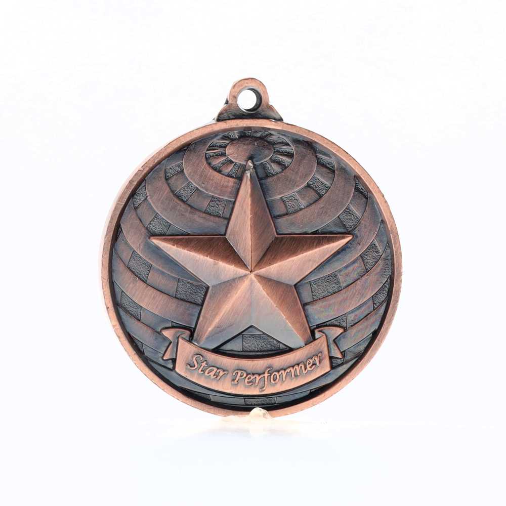 Global Star Performer Medal 50mm Bronze 
