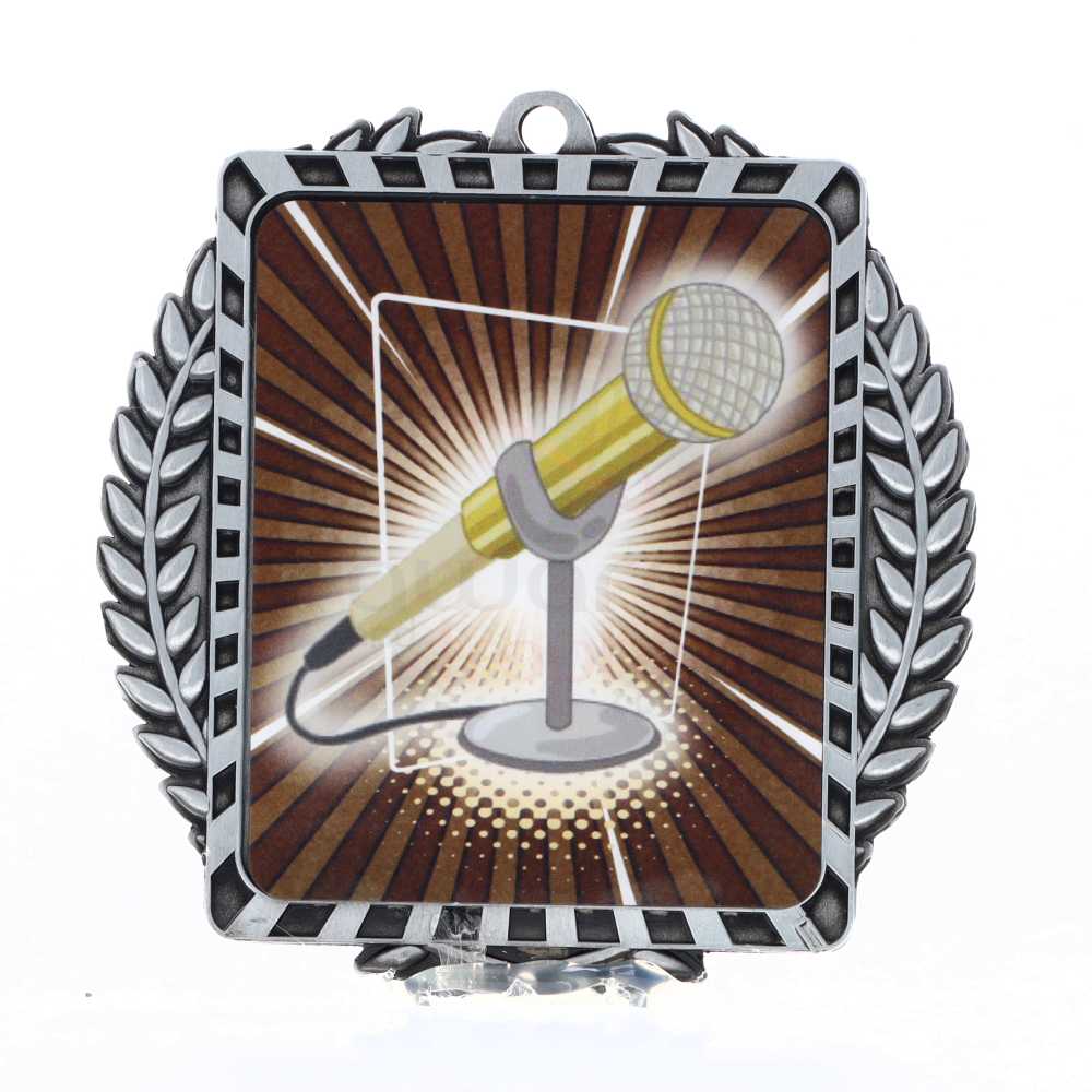Lynx Wreath Public Speaking Medal Silver 