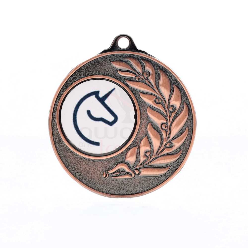 Laurel Personalised Medal 50mm Bronze 