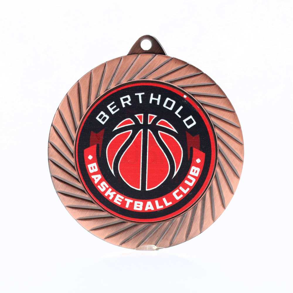Rosette Personalised Medal 70mm Bronze 
