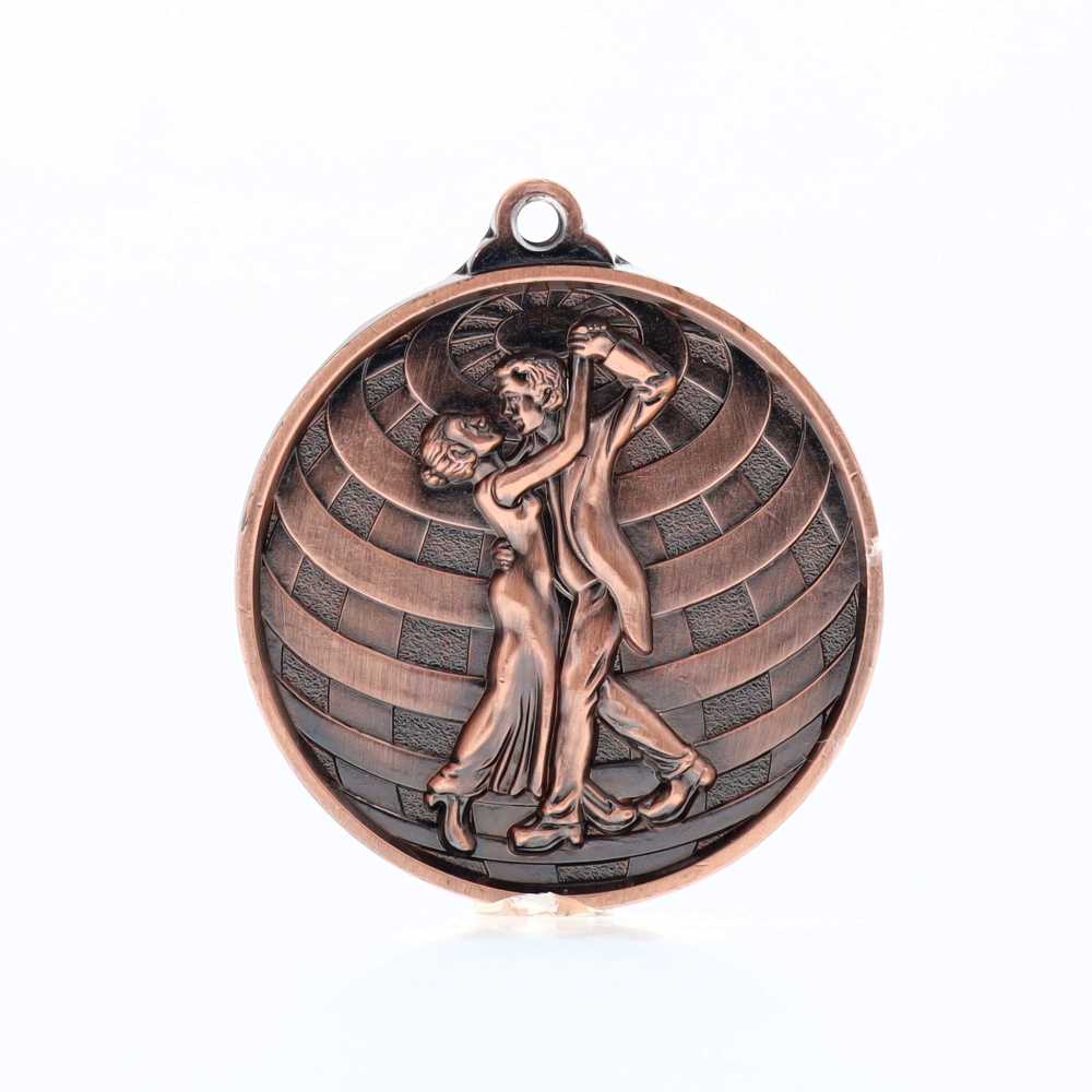 Global Ballroom Dance Medal 50mm Bronze 