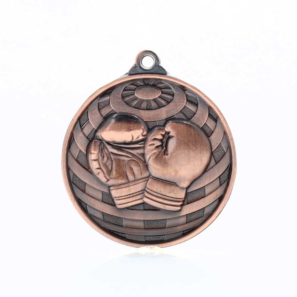 Global Boxing Medal 50mm Bronze 