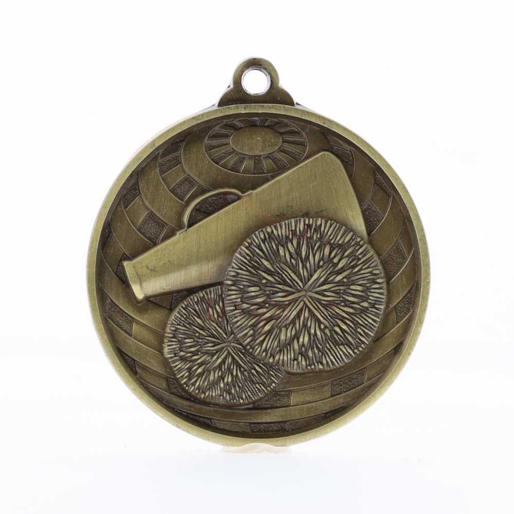 Global Cheerleading Medal 50mm Gold 