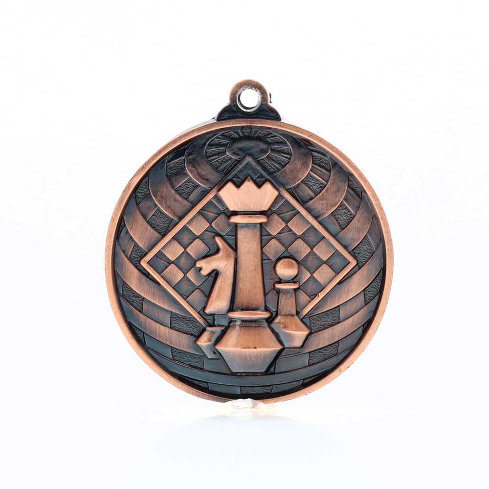 Global Chess Medal 50mm Bronze 