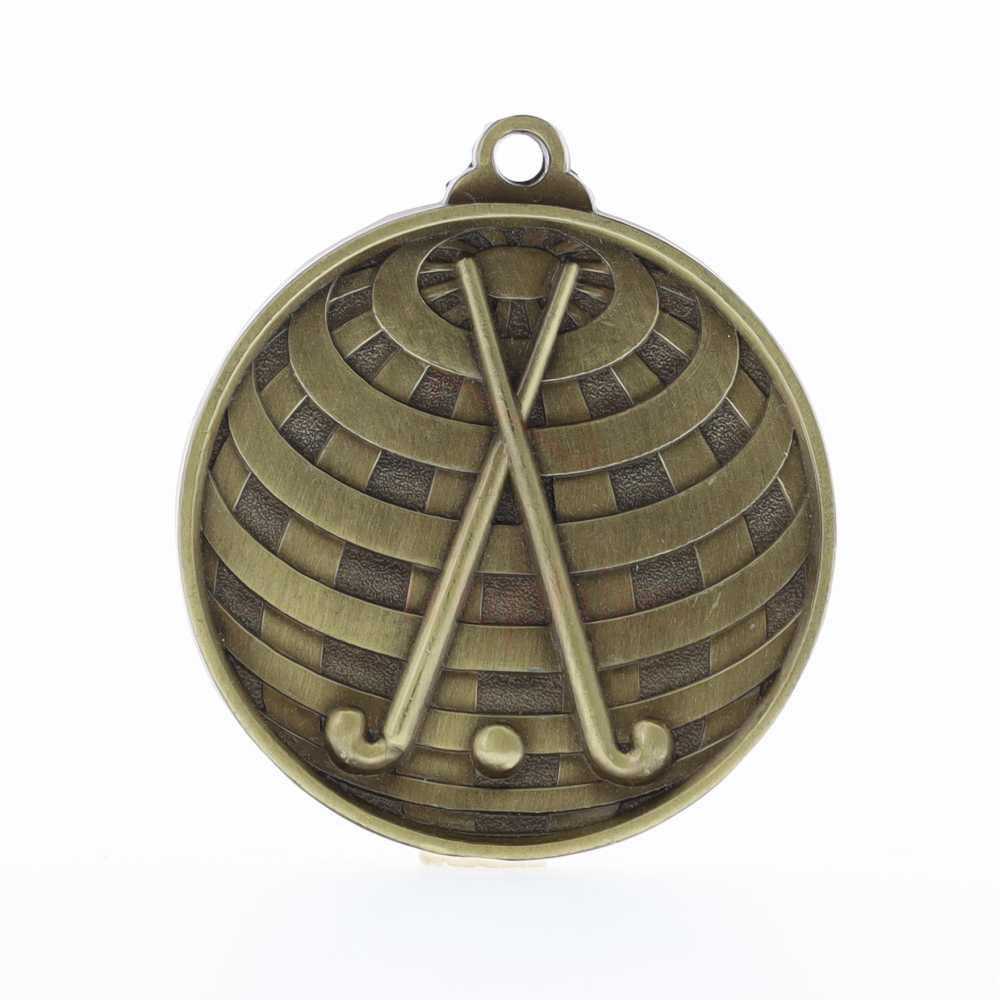 Global Hockey Medal 50mm Gold 