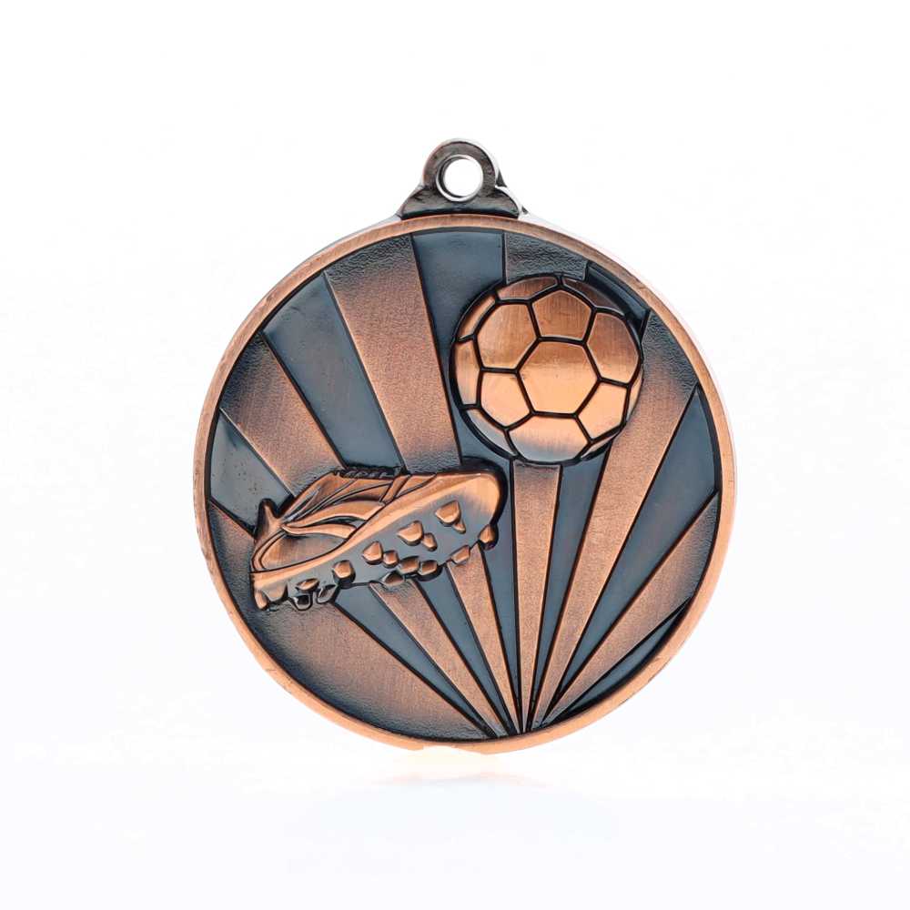 Sunrise Soccer Medal 70mm Bronze 