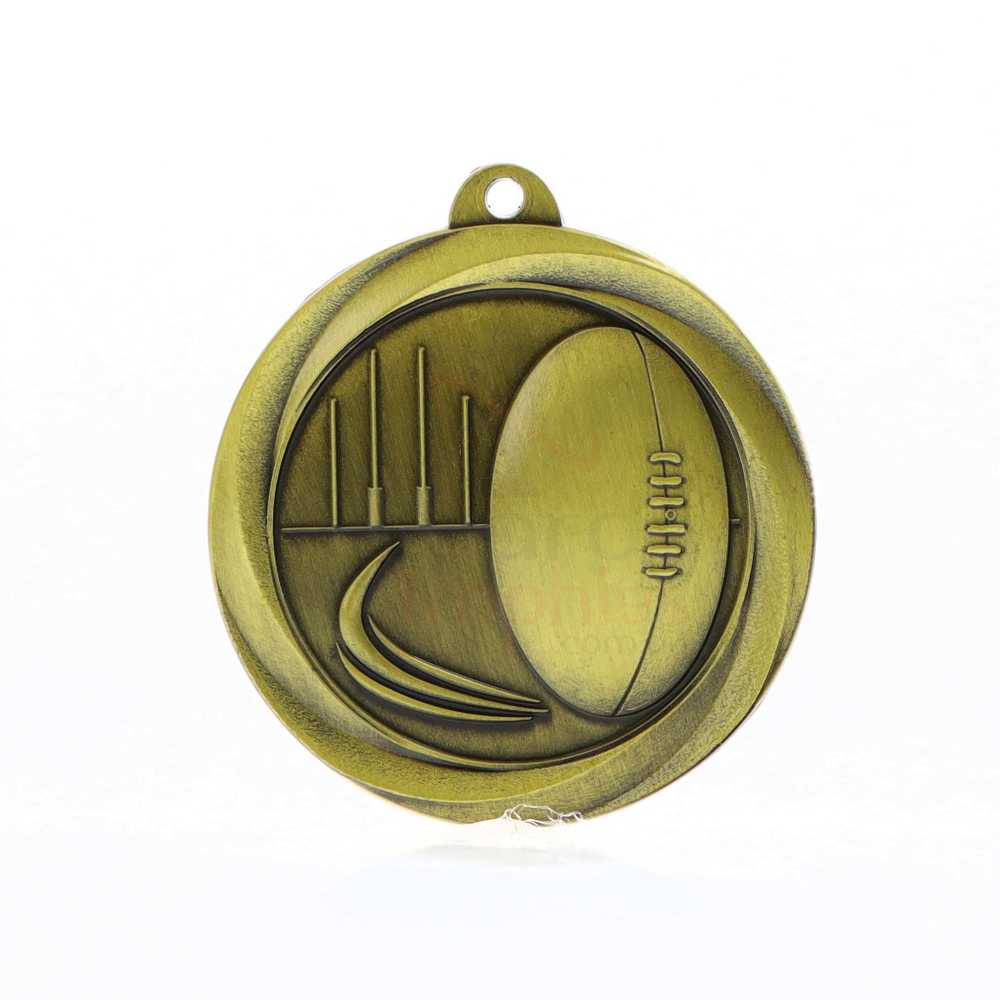 Econo AFL Medal 50mm Gold