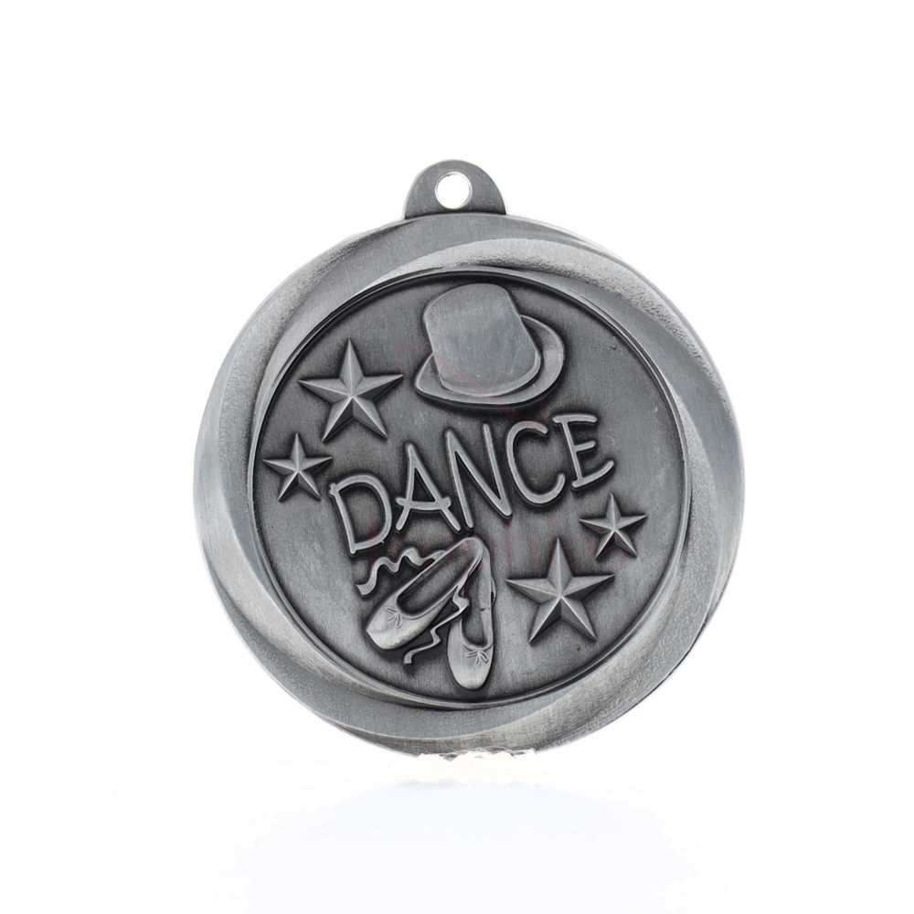 Econo Dance Medal 50mm Silver