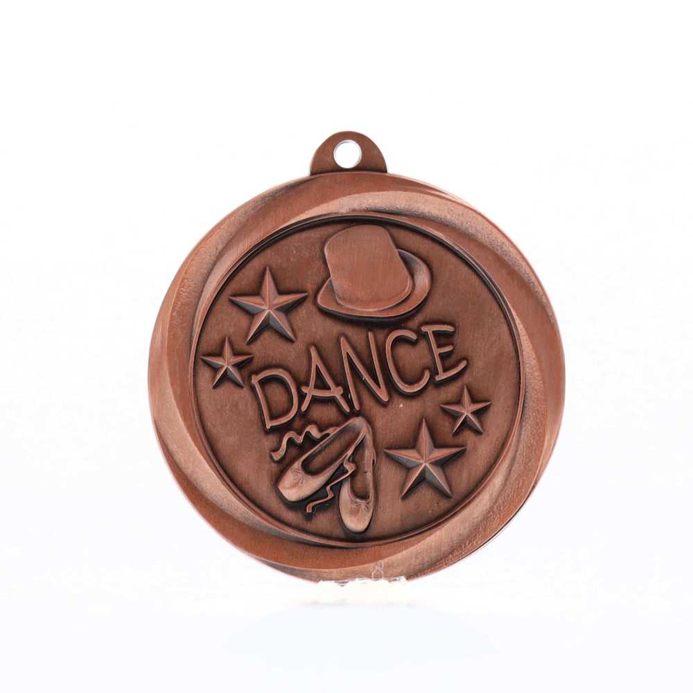 Econo Dance Medal 50mm Bronze