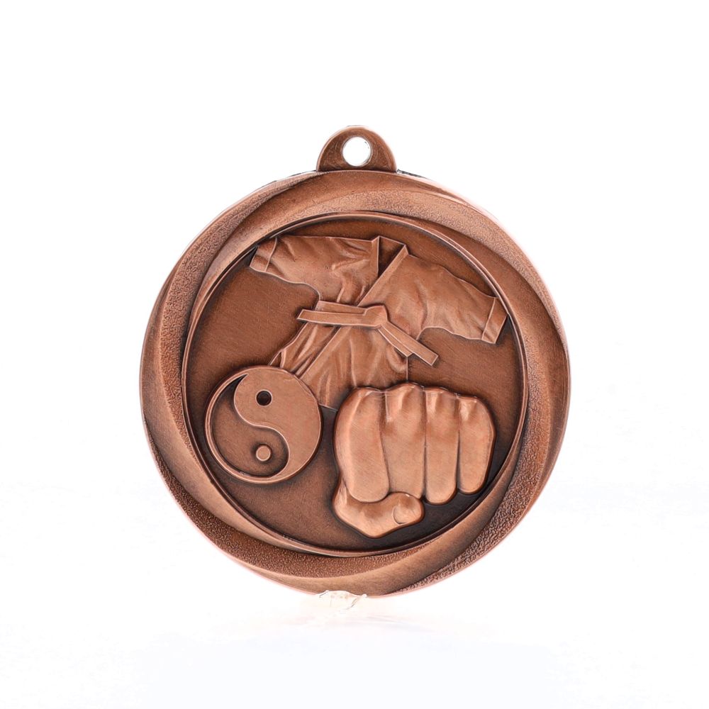 Econo Martial Arts Medal 50mm Bronze
