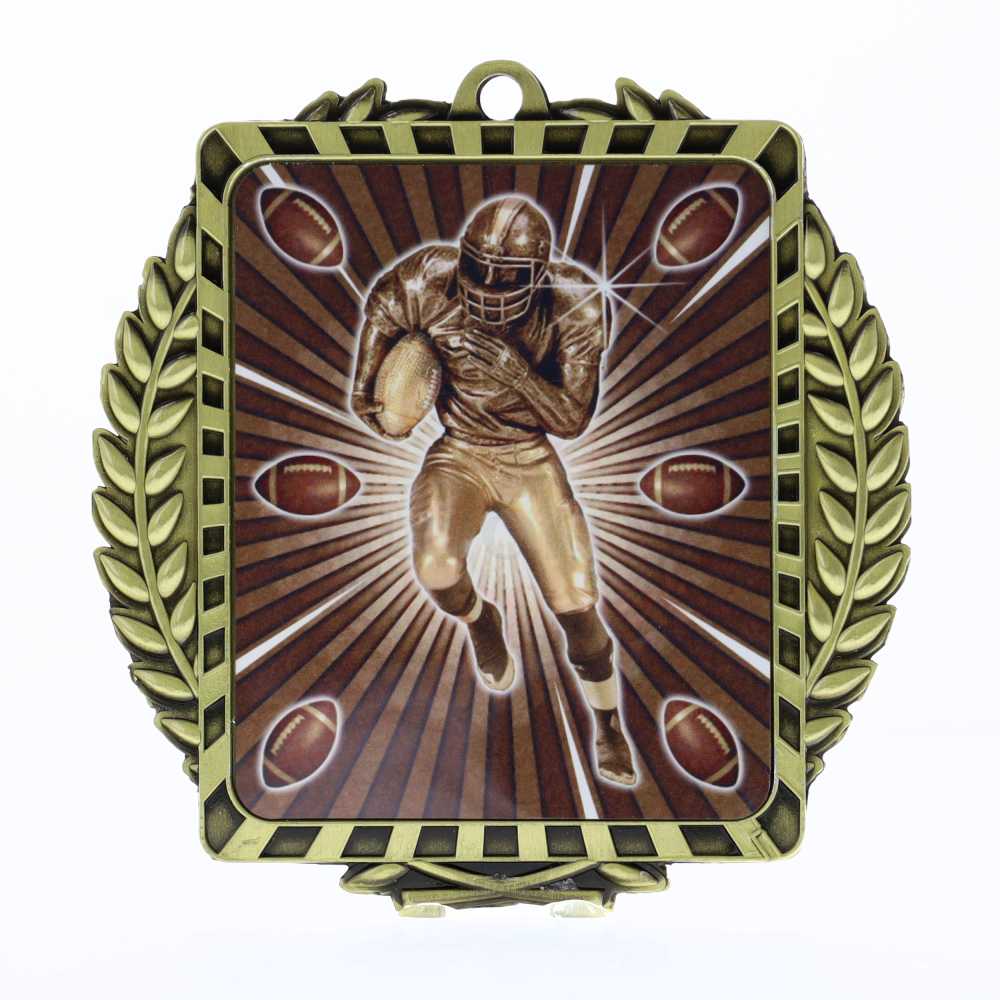 Lynx Wreath American Football Gold