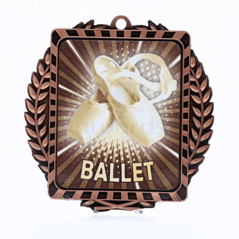 Lynx Wreath Ballet Bronze