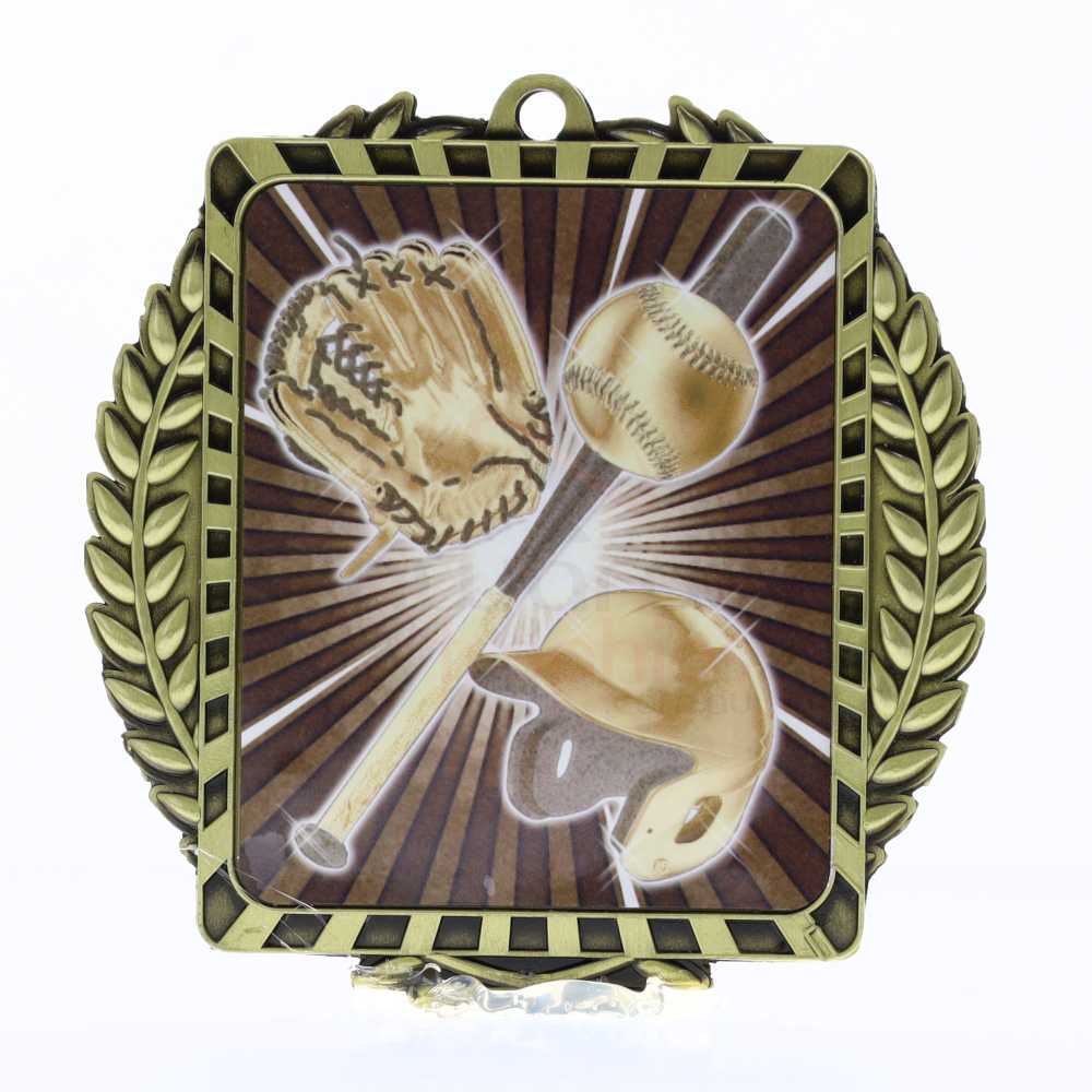 Lynx Wreath Baseball Gold