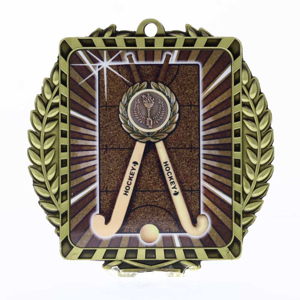 Lynx Wreath Hockey Gold