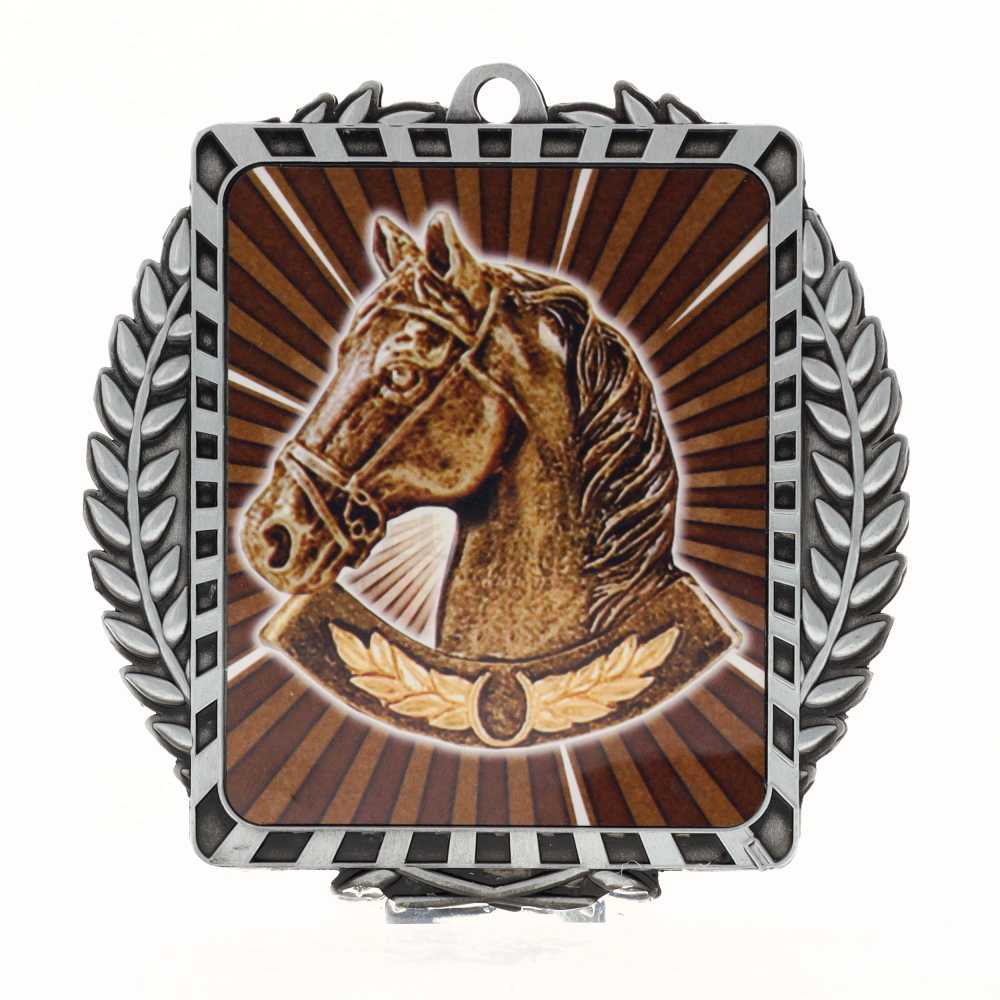 Lynx Wreath Horse Silver