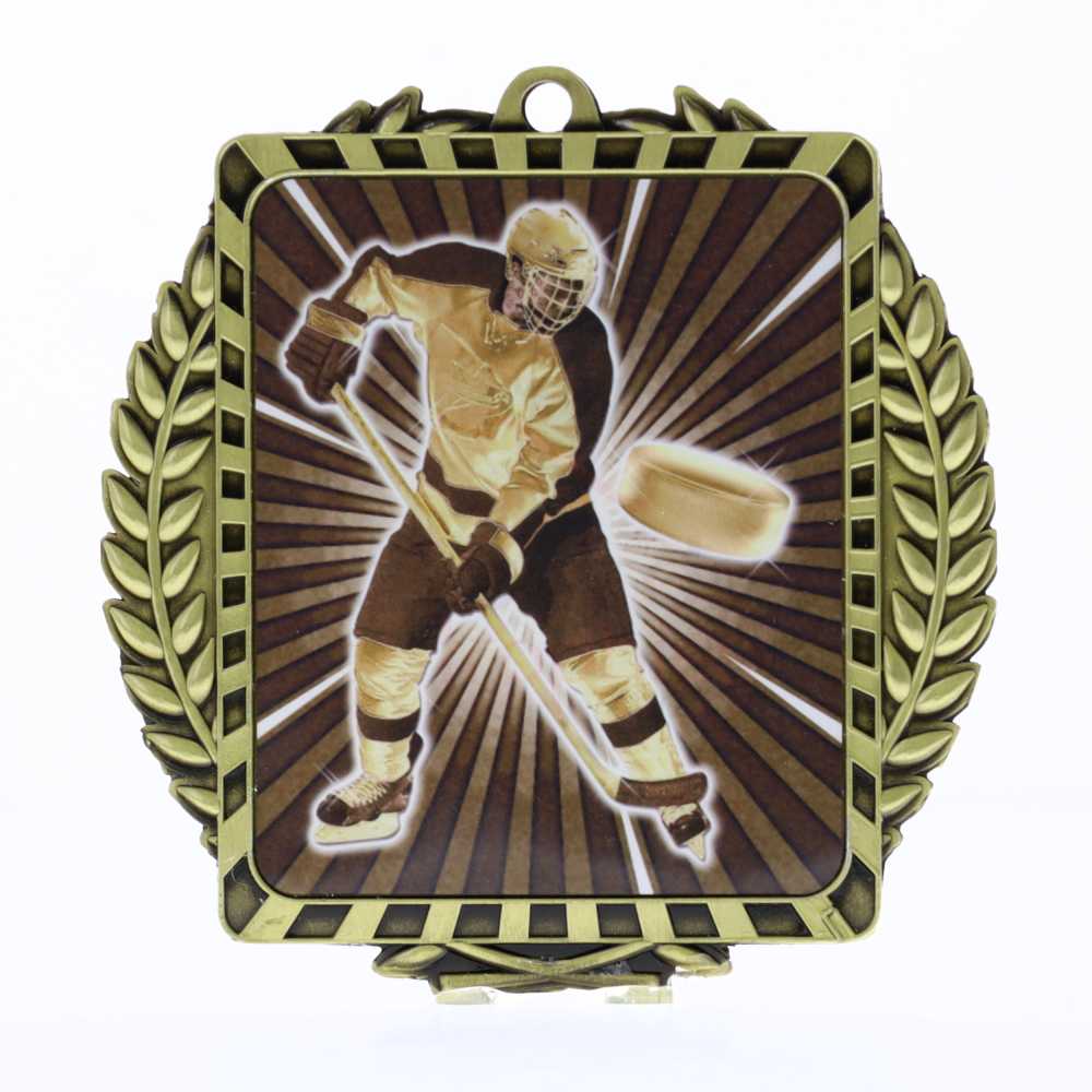 Lynx Wreath Ice Hockey Gold
