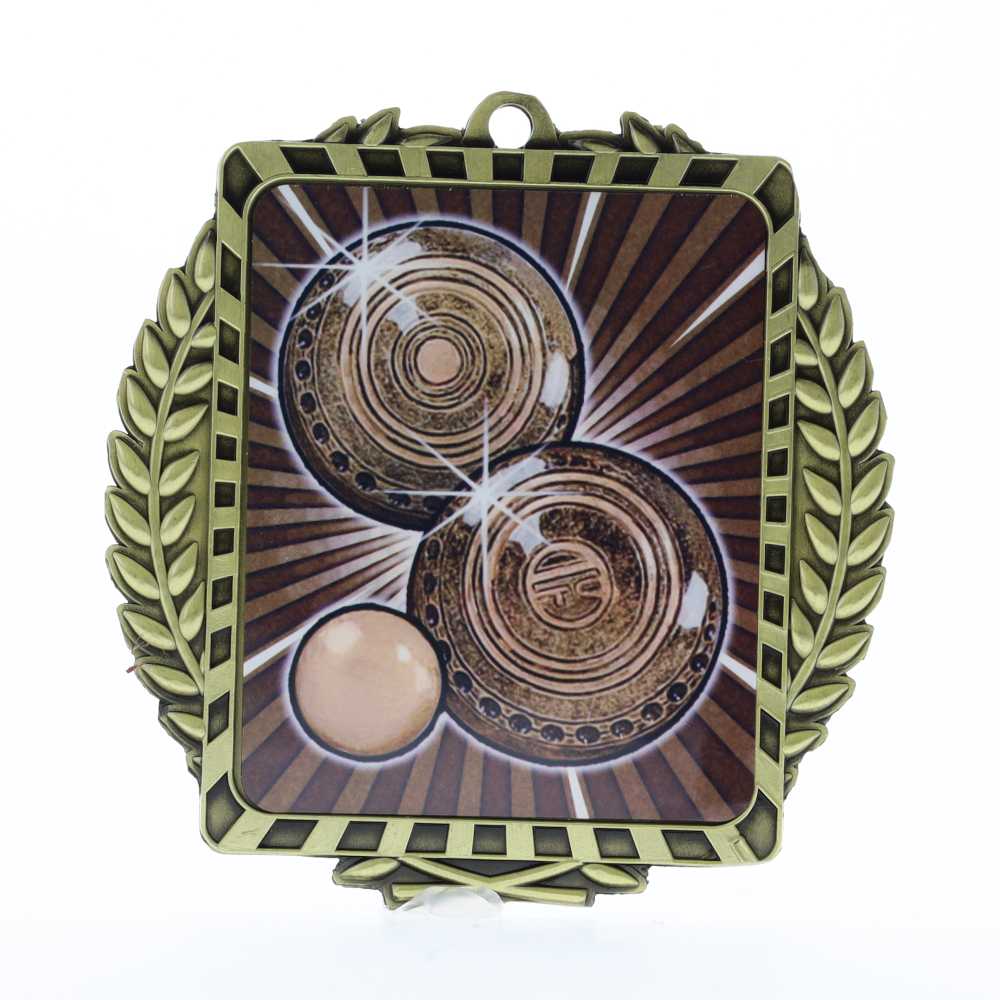 Lynx Wreath Lawn Bowls Gold