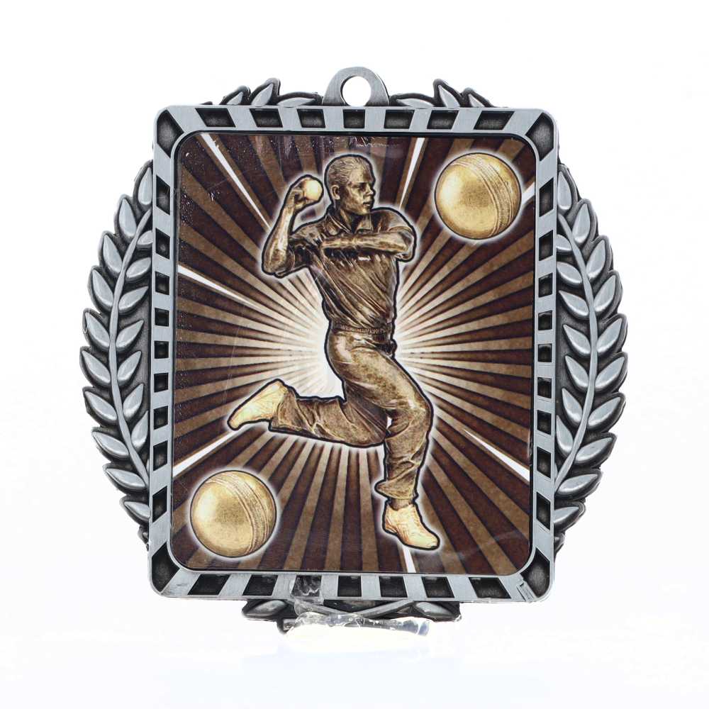 Lynx Wreath Male Bowler Silver