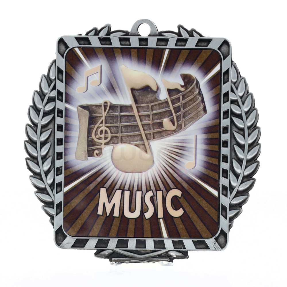 Lynx Wreath Music Silver