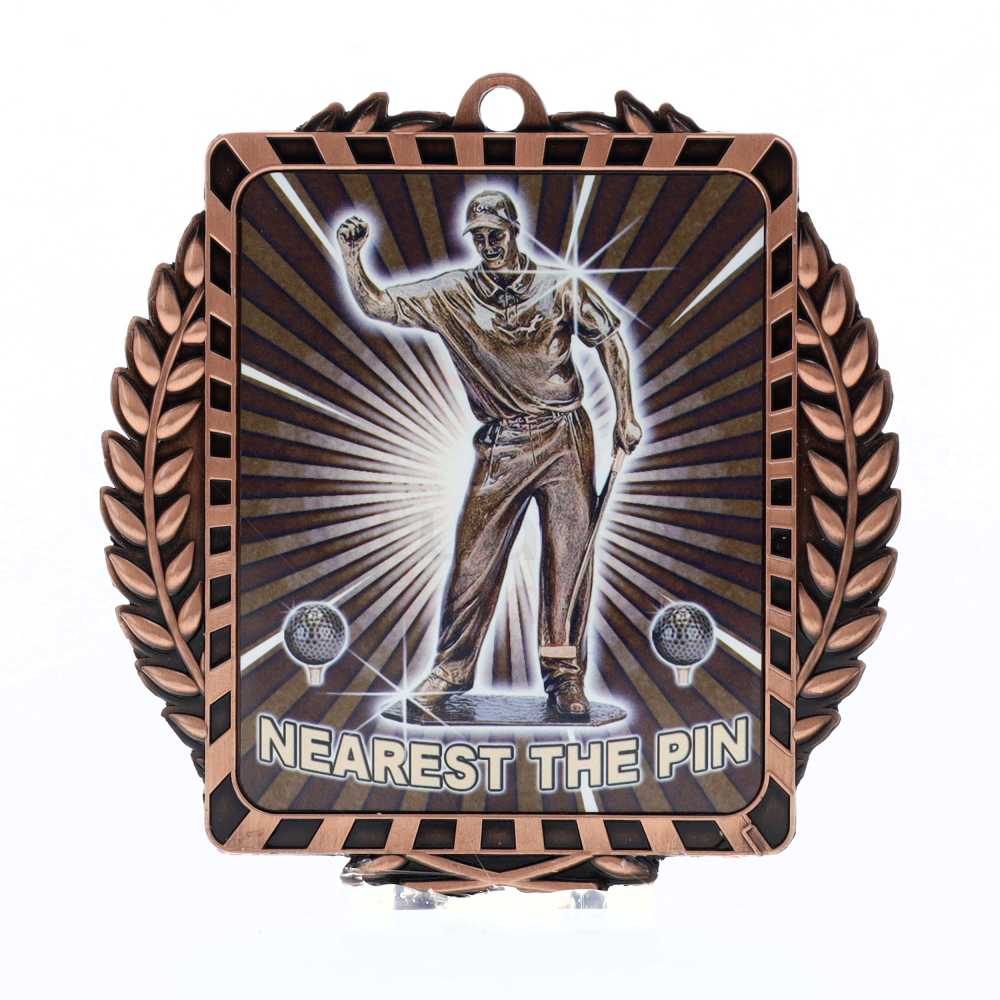 Lynx Wreath Nearest the Pin Bronze