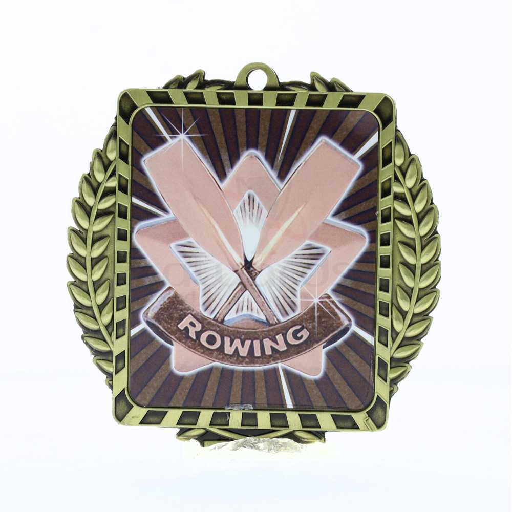 Lynx Wreath Rowing Medal Gold