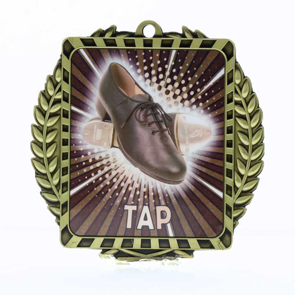 Lynx Wreath Tap Medal Gold