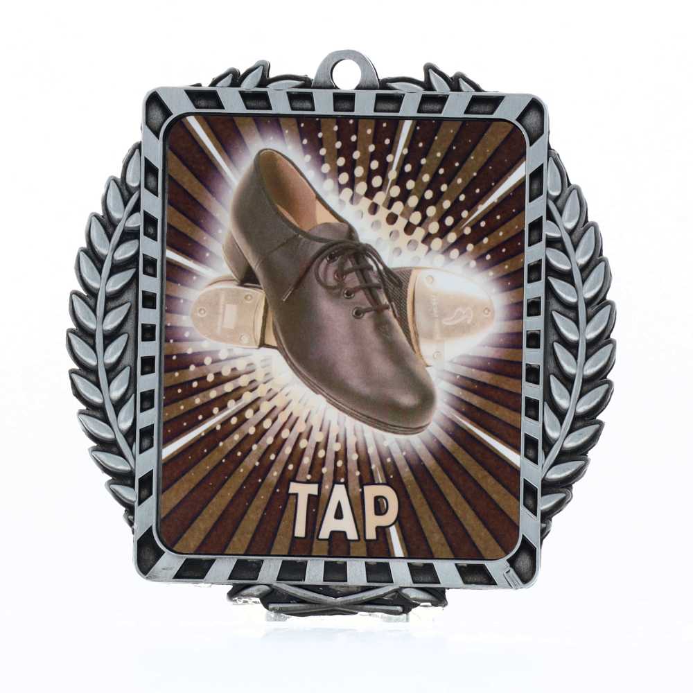Lynx Wreath Tap Medal Silver