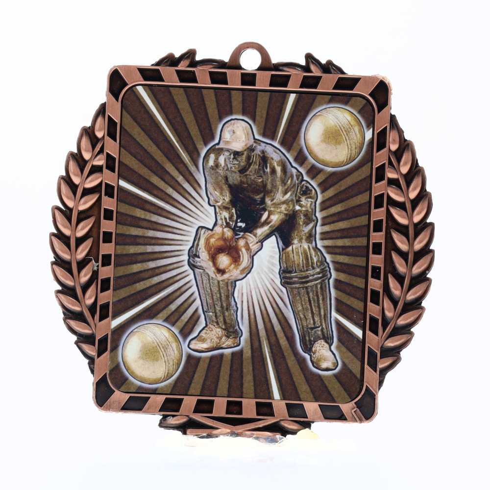 Lynx Wreath Wicket Keeper Medal Bronze
