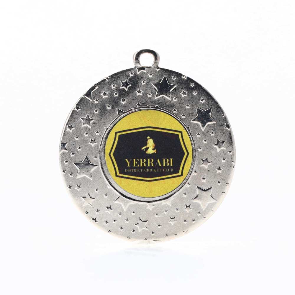 Merit Personalised Medal 50mm Silver