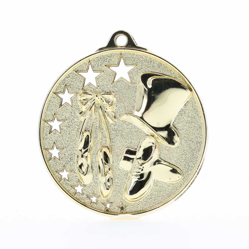 Star Dance Medal 52mm Gold