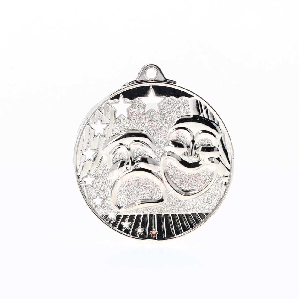 Star Drama Medal 52mm Silver
