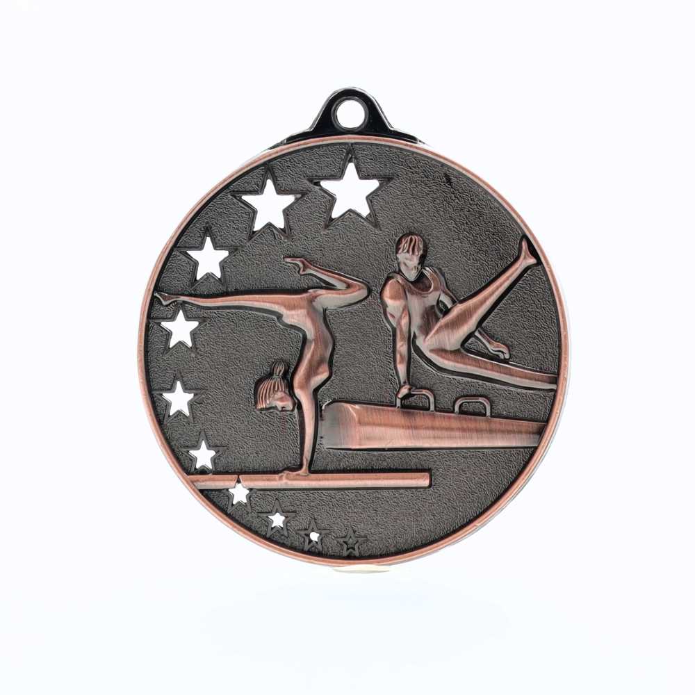 Star Gym Medal 52mm Bronze