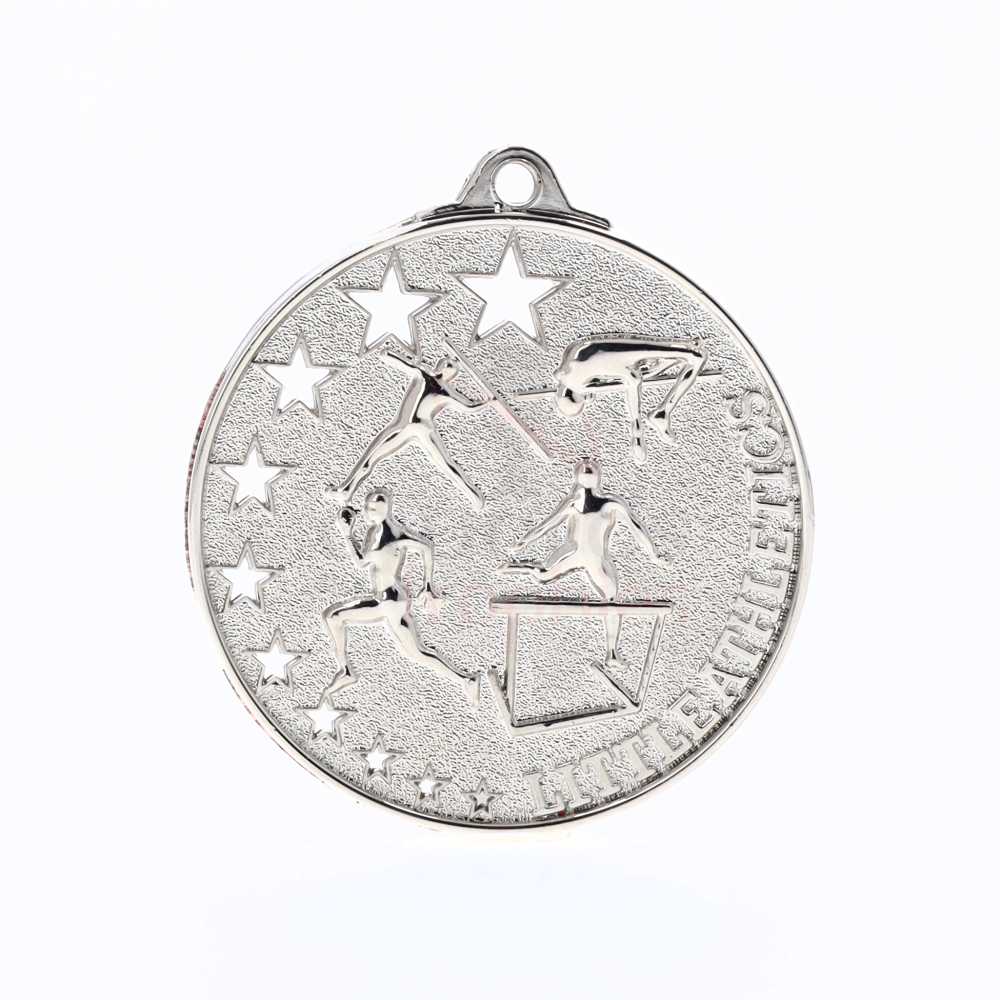 Star Little Athletics Medal 52mm Silver