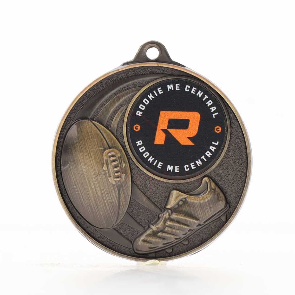 Swish Personalised AFL Medal 50mm Gold