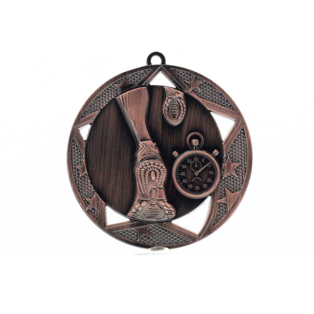 Stellar Track Medal 70mm Bronze