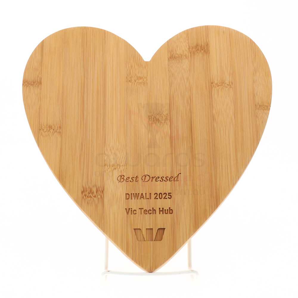 Bamboo Cutting Board - Heart