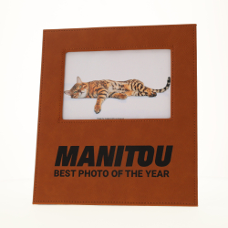 LEATHERETTE PHOTO FRAME 220mm x 250mm