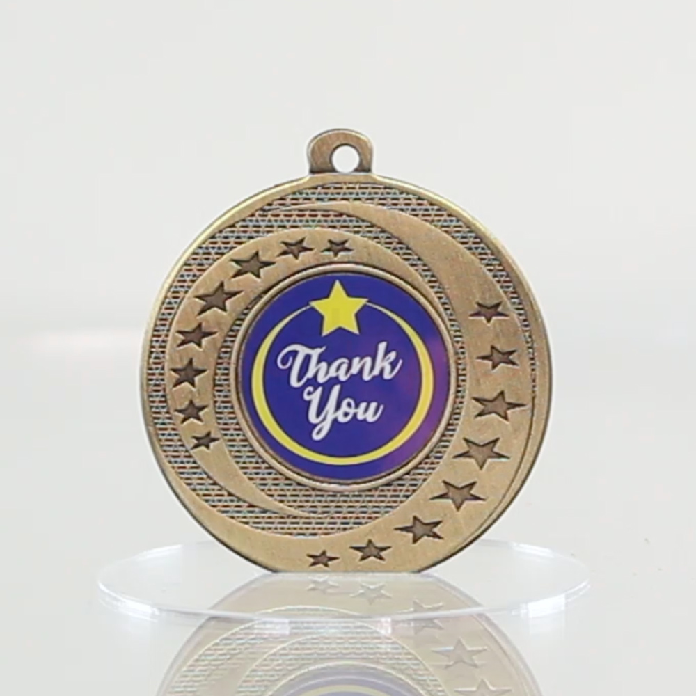 Wayfare Medal Thank You - Gold 50mm