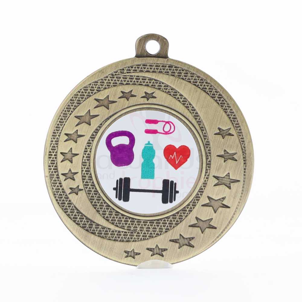 Wayfare Medal Fitness - Gold 50mm